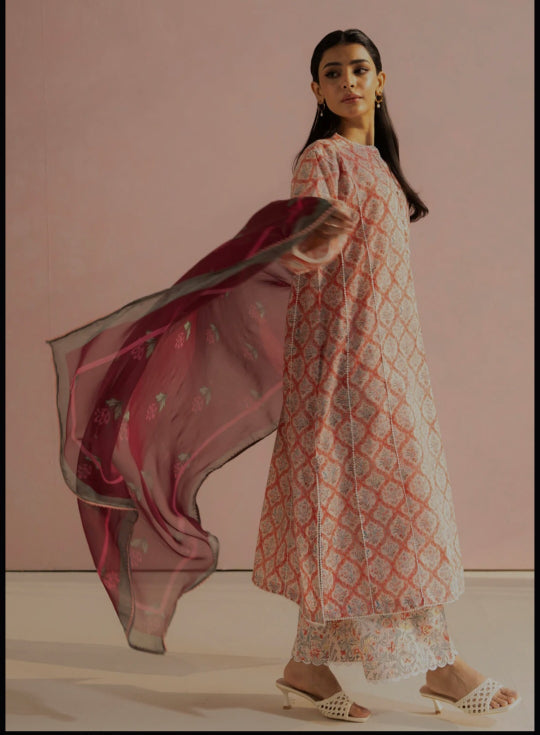 Coco by Zara Shahjahan Printed Lawn Suit stitched 3 Piece Summer Collection AMAYA - 10A