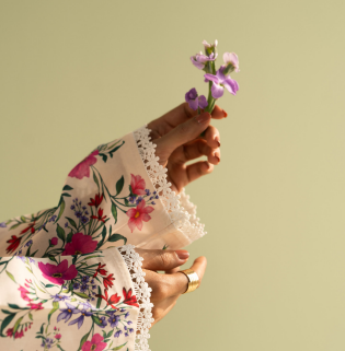 Coco by Zara Shahjahan Printed Lawn Suit stitched 3 Piece Summer Collection REENA - 4B