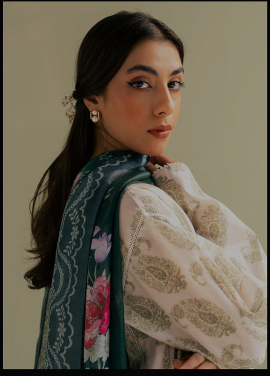 Coco by Zara Shahjahan Printed Lawn Suit stitched 3 Piece Summer Collection PAISLEY - 6B
