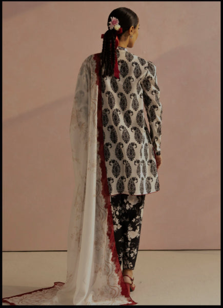 Coco by Zara Shahjahan Printed Lawn Suit stitched 3 Piece Summer Collection PAISLEY - 6A