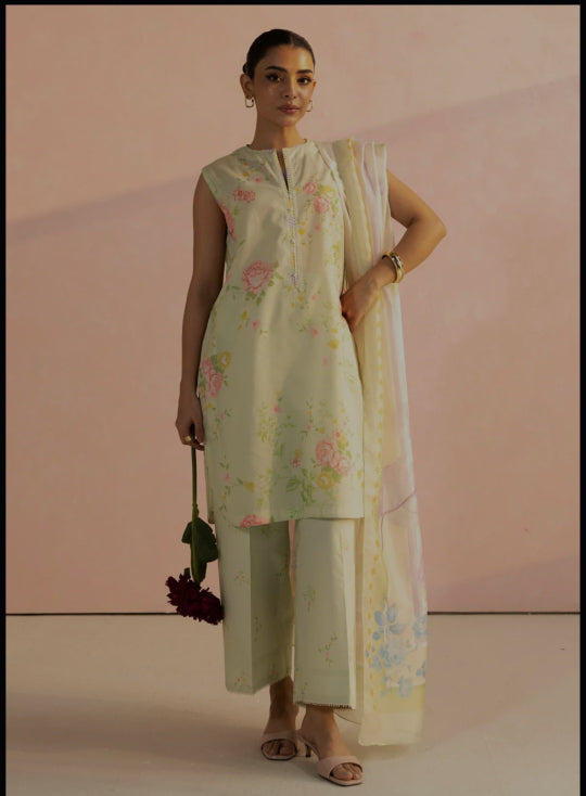 Coco by Zara Shahjahan Printed Lawn Suit stitched 3 Piece Summer Collection MIA - 5A