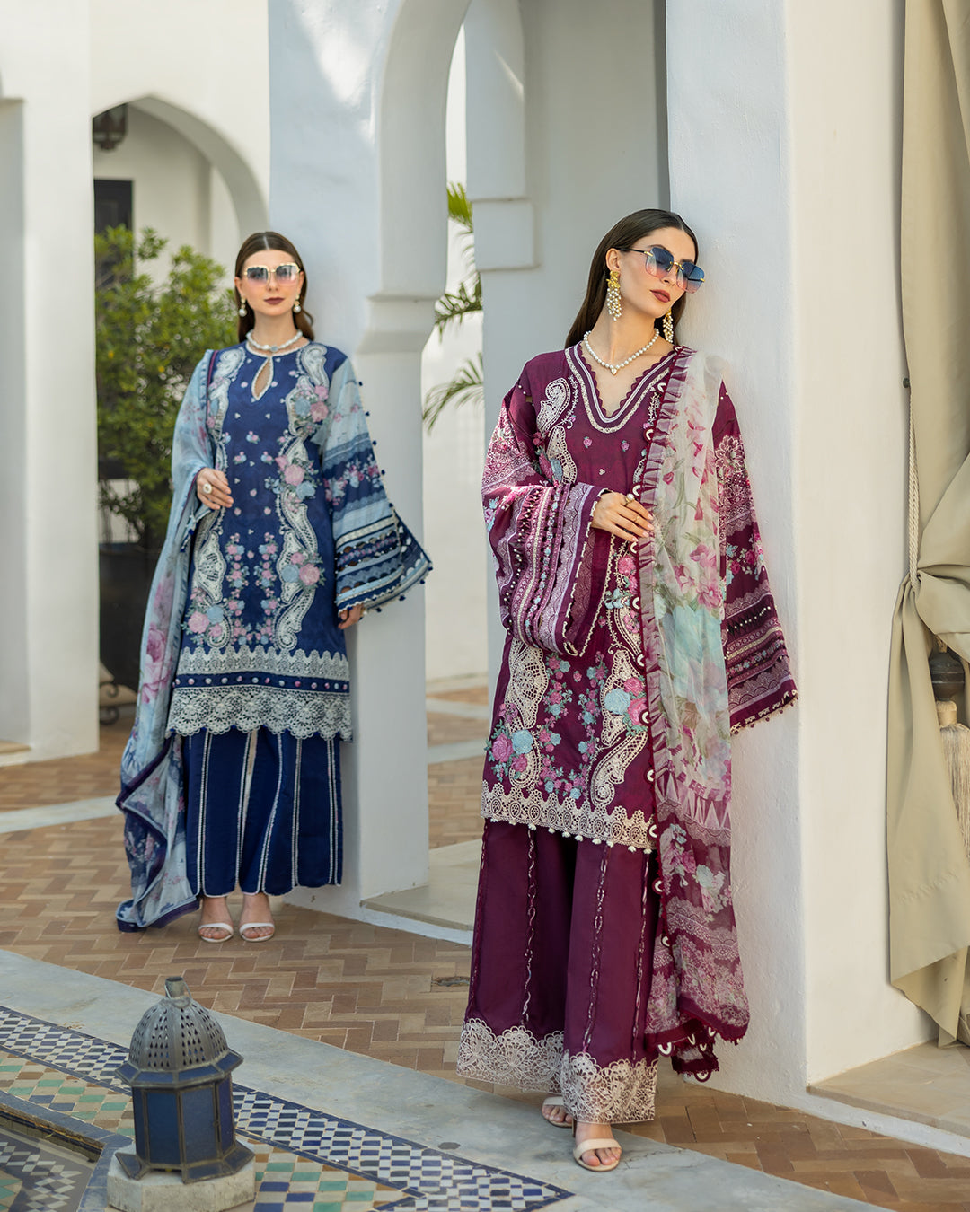 3 Piece Embroidered stitched Suits from Signature by Elaf stitched Embroidered Lawn Collection 2025