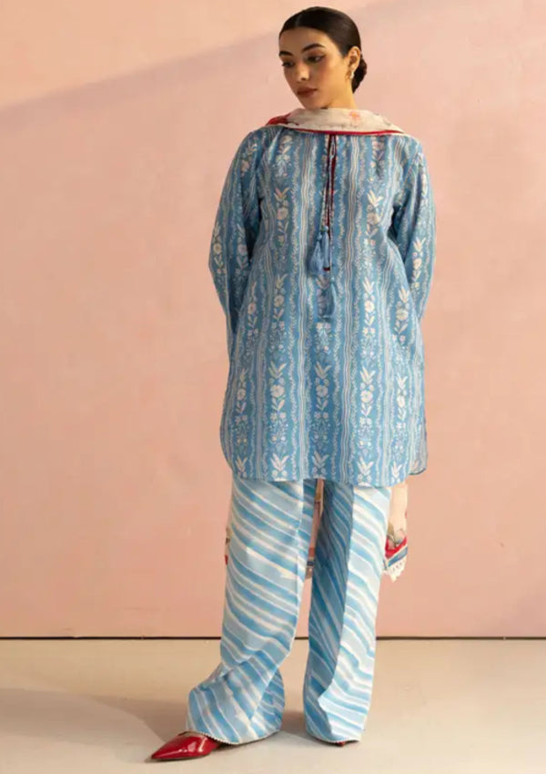 Coco by Zara Shahjahan Printed Lawn Suit stitched 3 Piece Summer Collection RUBY - 9B