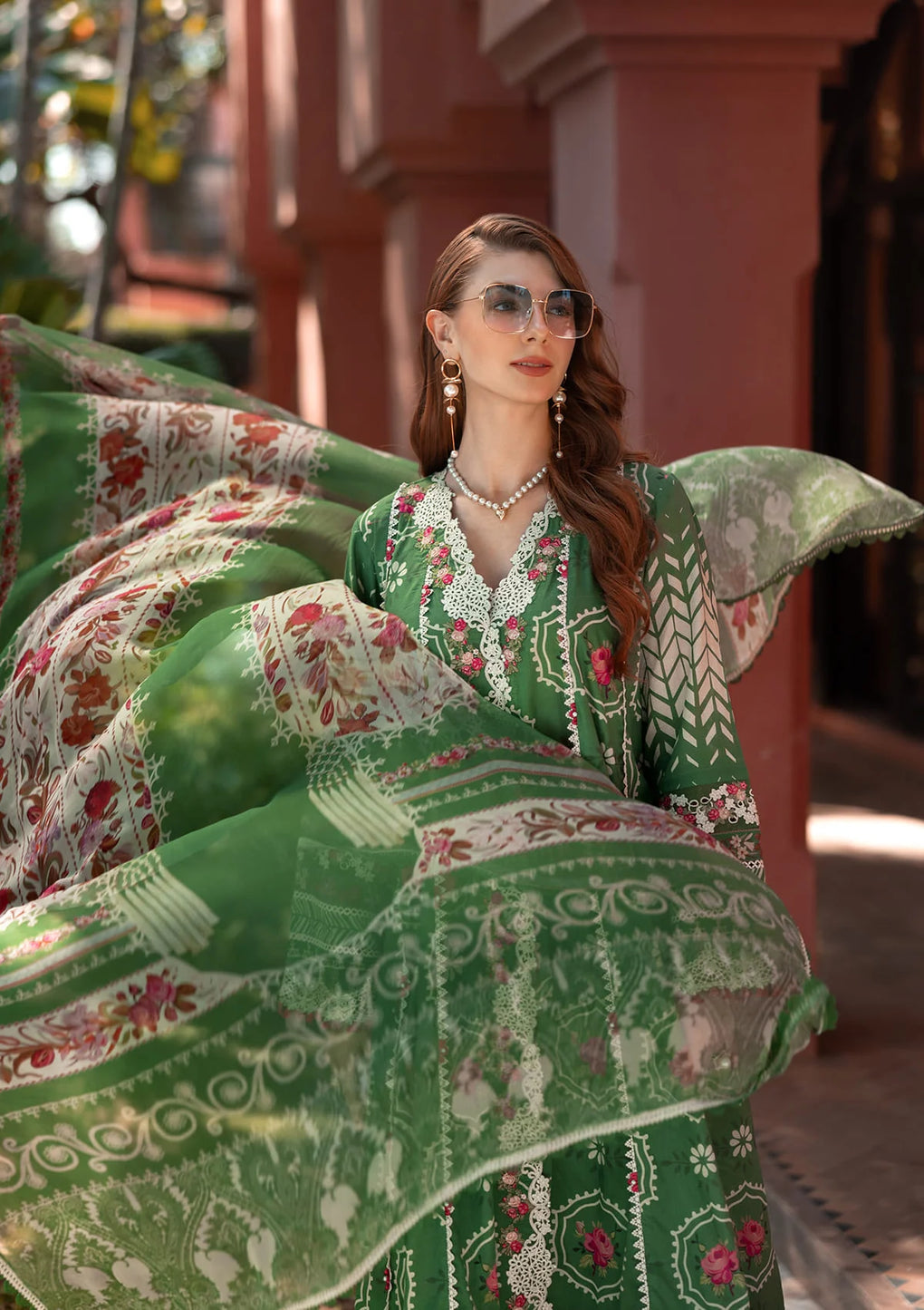 Elaf Embroidered Lawn Suits stitched 3 Piece EL25SL ETS-04B EDEN