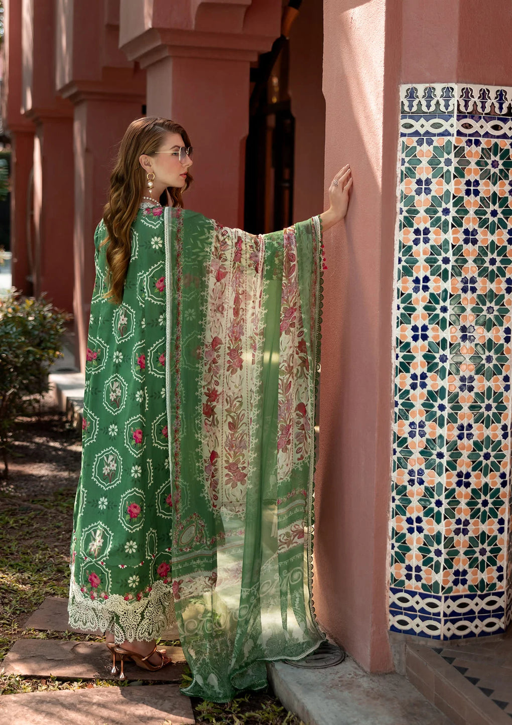 Elaf Embroidered Lawn Suits stitched 3 Piece EL25SL ETS-04B EDEN