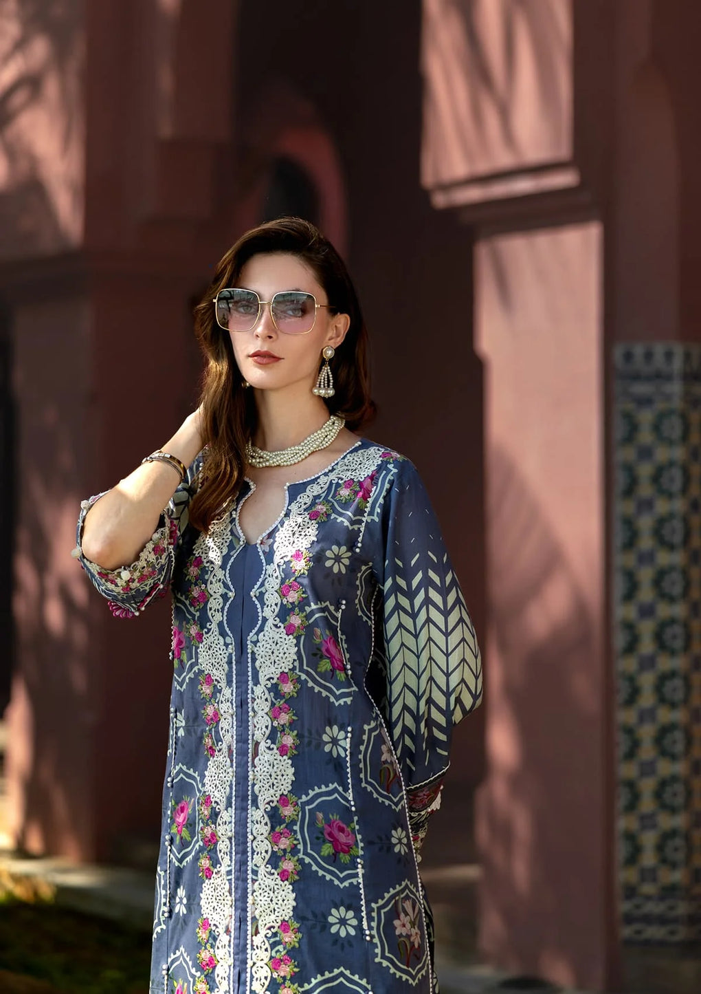 Elaf Embroidered Lawn Suits stitched 3 Piece EL25SL ETS-04A SYLVIE