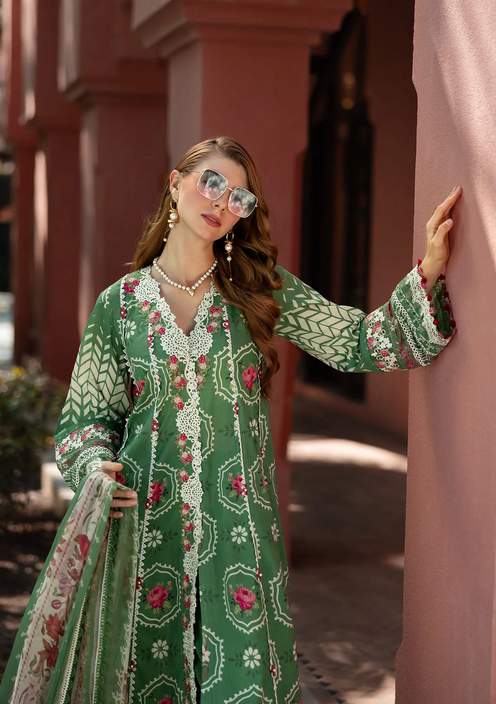 Elaf Embroidered Lawn Suits stitched 3 Piece EL25SL ETS-04B EDEN