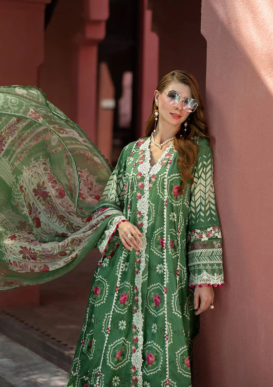 Elaf Embroidered Lawn Suits stitched 3 Piece EL25SL ETS-04B EDEN