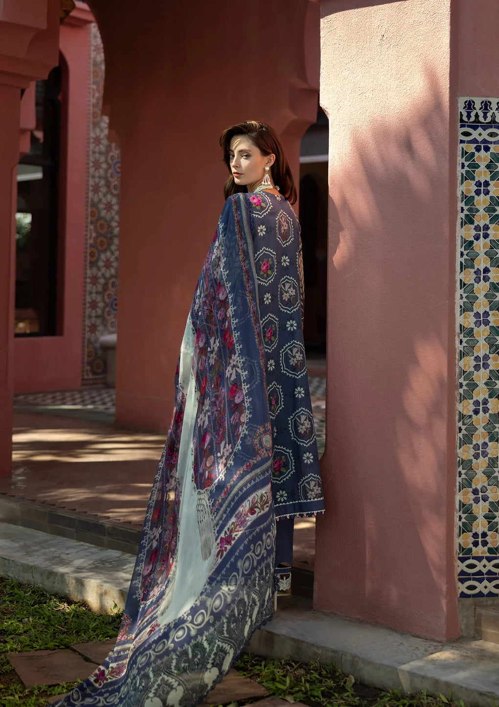 Elaf Embroidered Lawn Suits stitched 3 Piece EL25SL ETS-04A SYLVIE