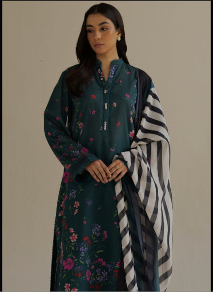 Coco by Zara Shahjahan Printed Lawn Suit stitched 3 Piece Summer Collection REENA - 4A